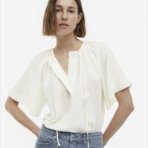 Elegant Cream Women's Top